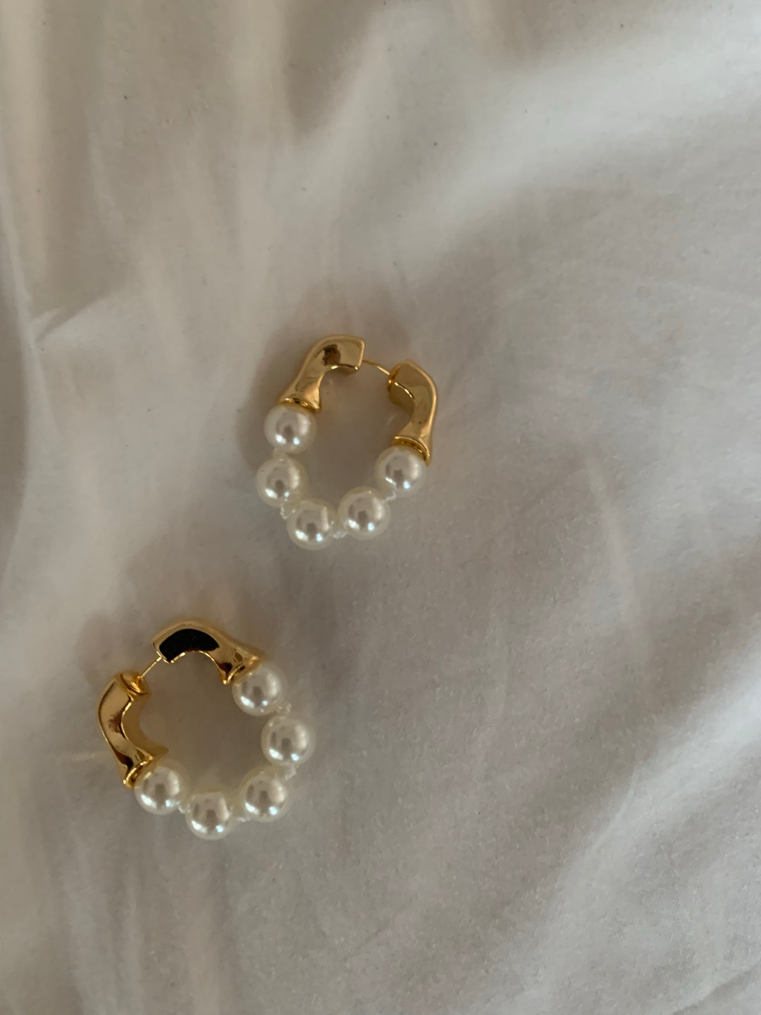 Mykonos Pearl Earrings