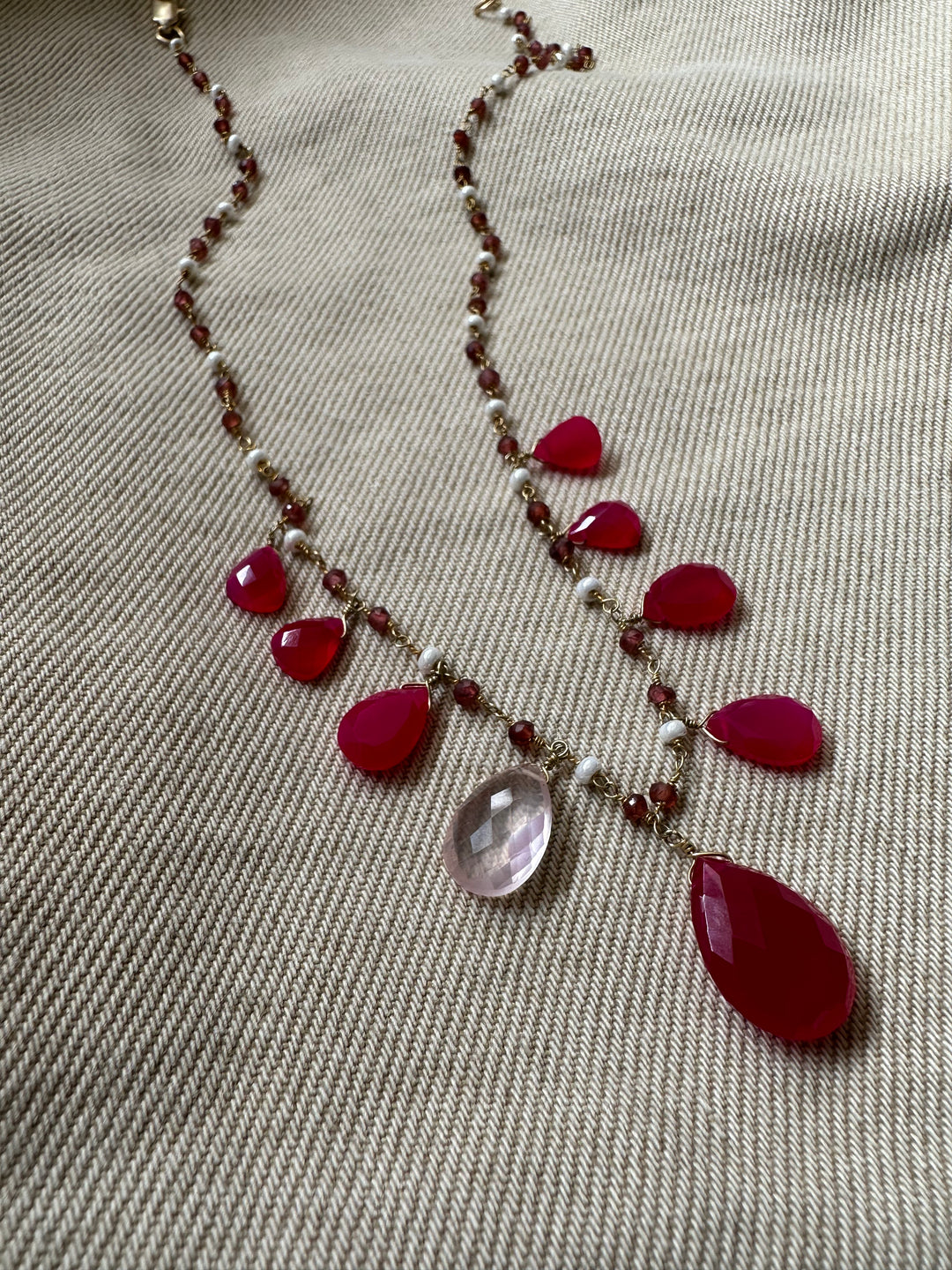 Pink Forest Necklace