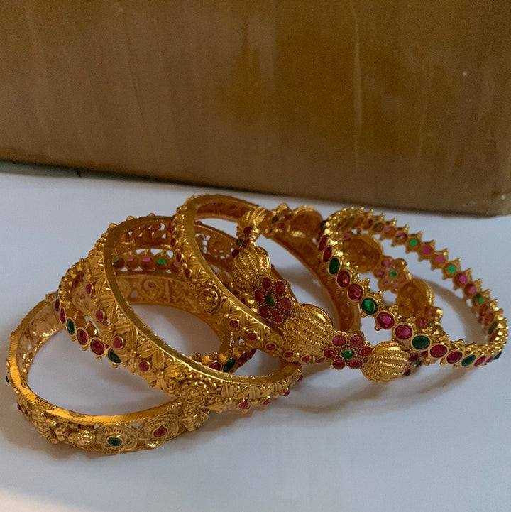 Temple Bangle (Set of 6)