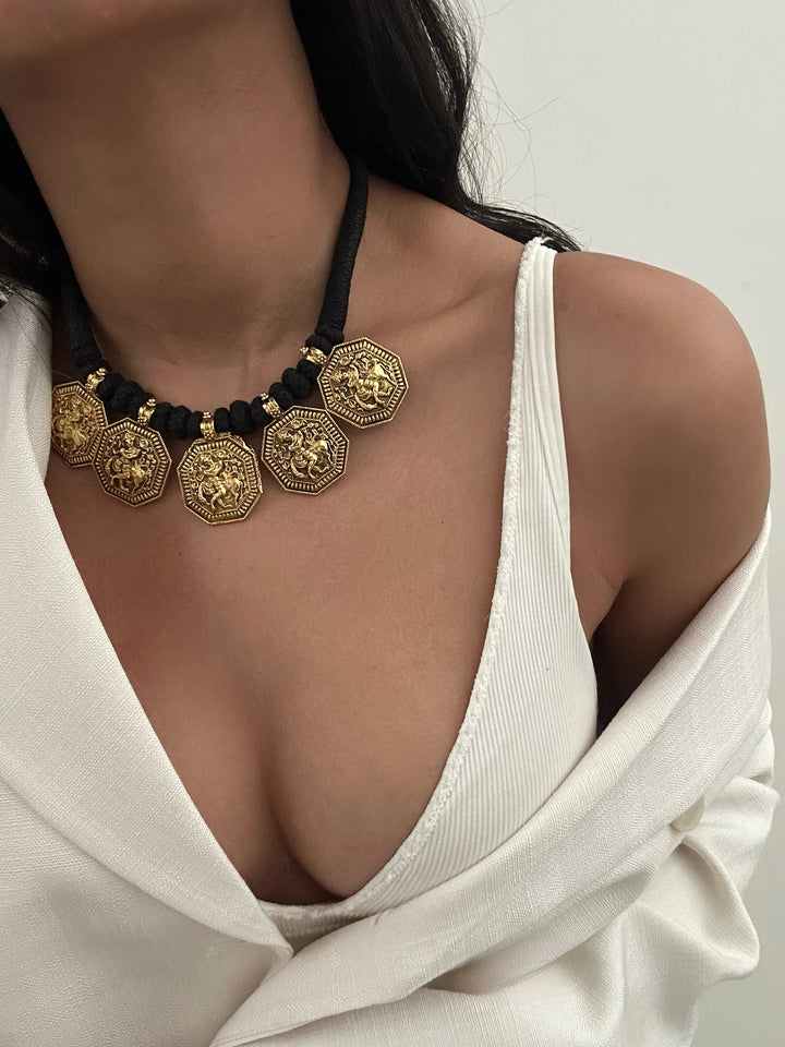 Singha Goddess Necklace Set