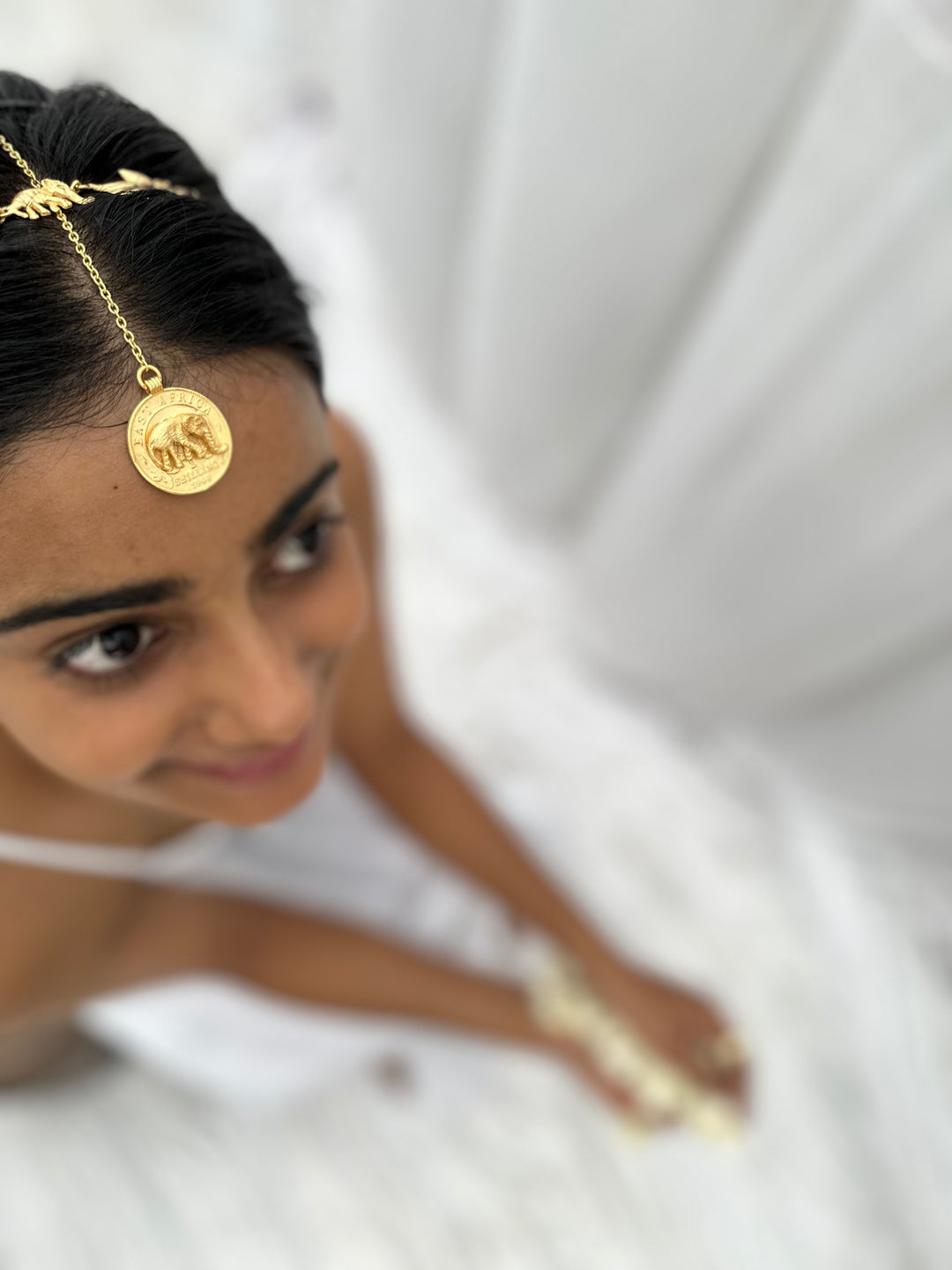 Majestic Elephant Maang Tikka