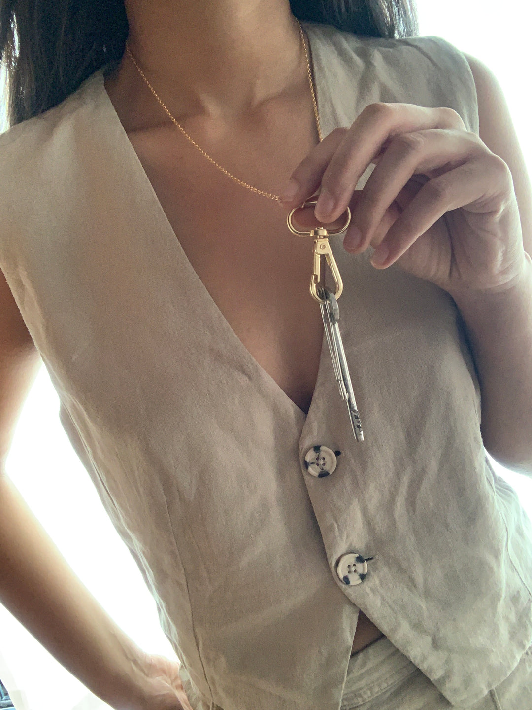 Keytag Necklace