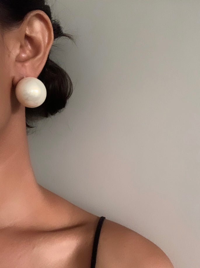 Pearl Ball Earrings