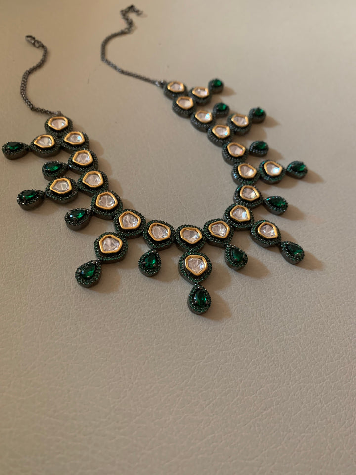 Venice Green Necklace Set