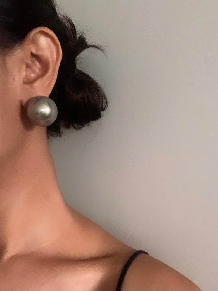 Pearl Ball Earrings