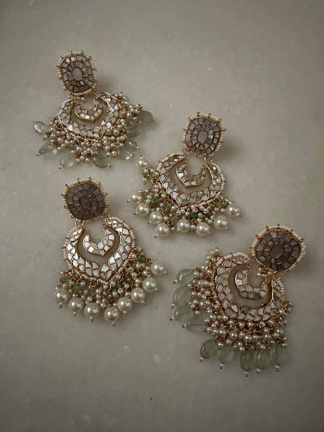 Jharoka Milky Earrings