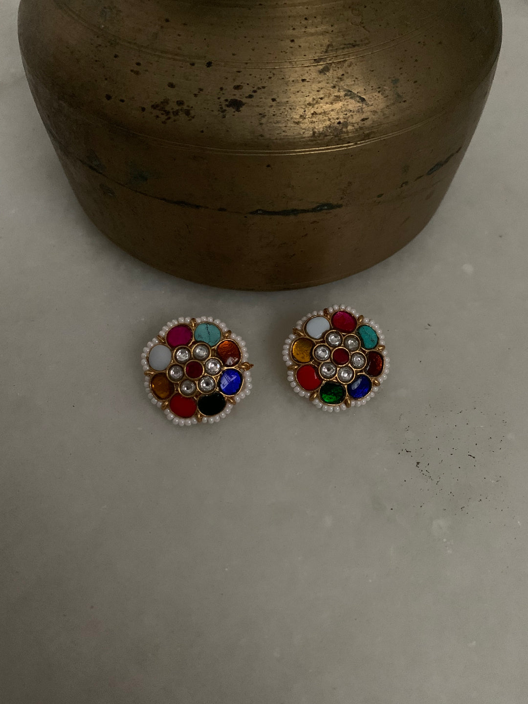 Sama Navratan Earrings