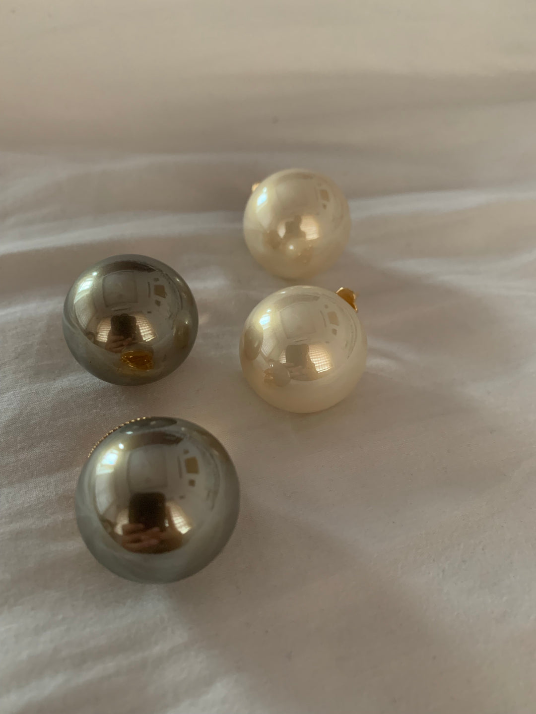 Pearl Ball Earrings