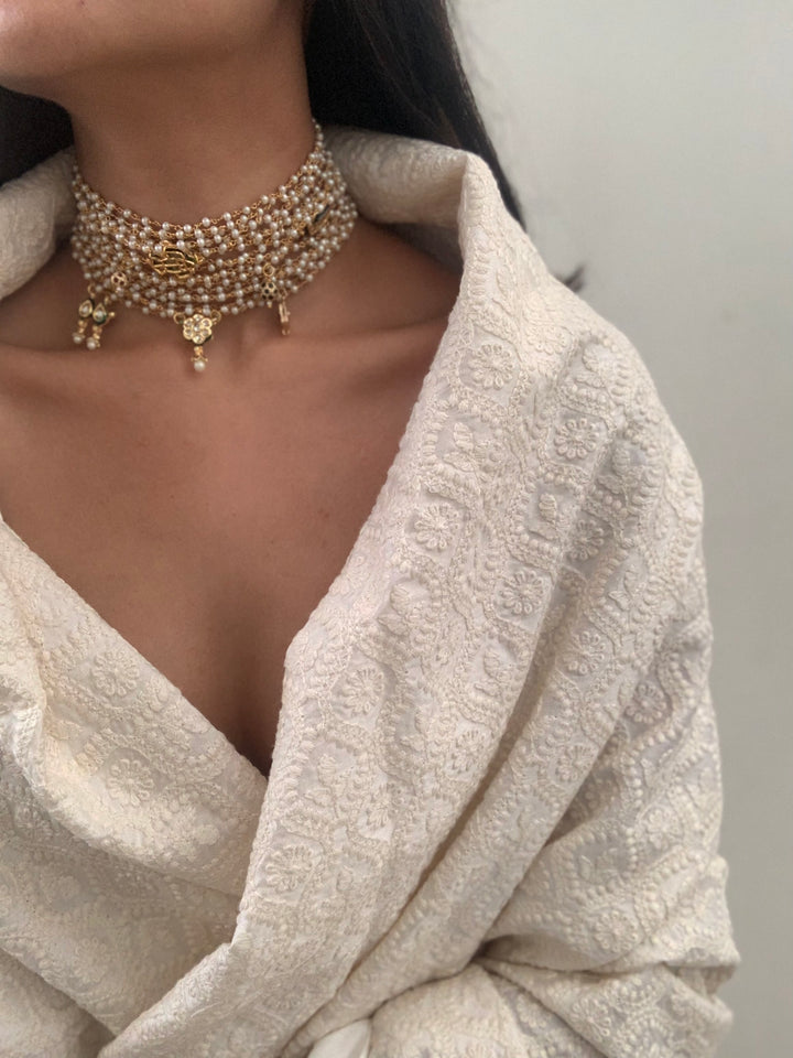 Gayatri Pearl Necklace