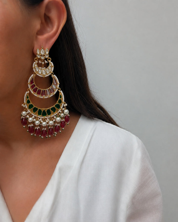Chand rani baali earrings