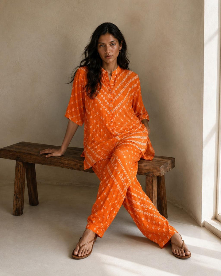 Bandhej Co-ord Set