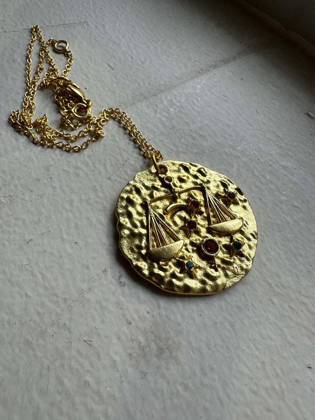 Zodiac pendant necklace