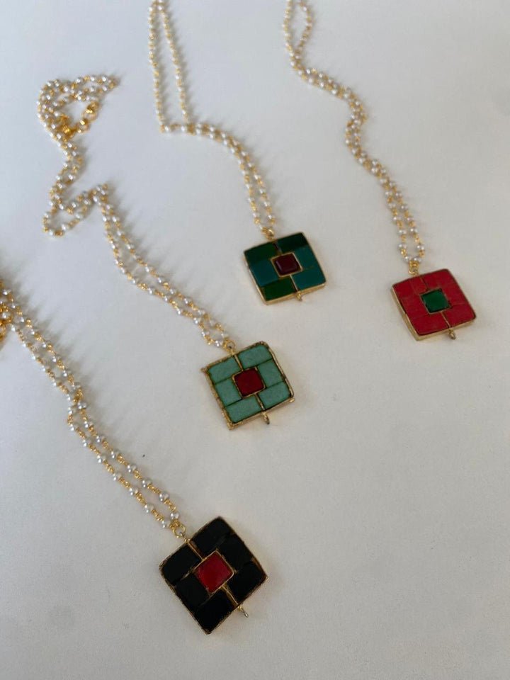 Puzzle tukdi necklace