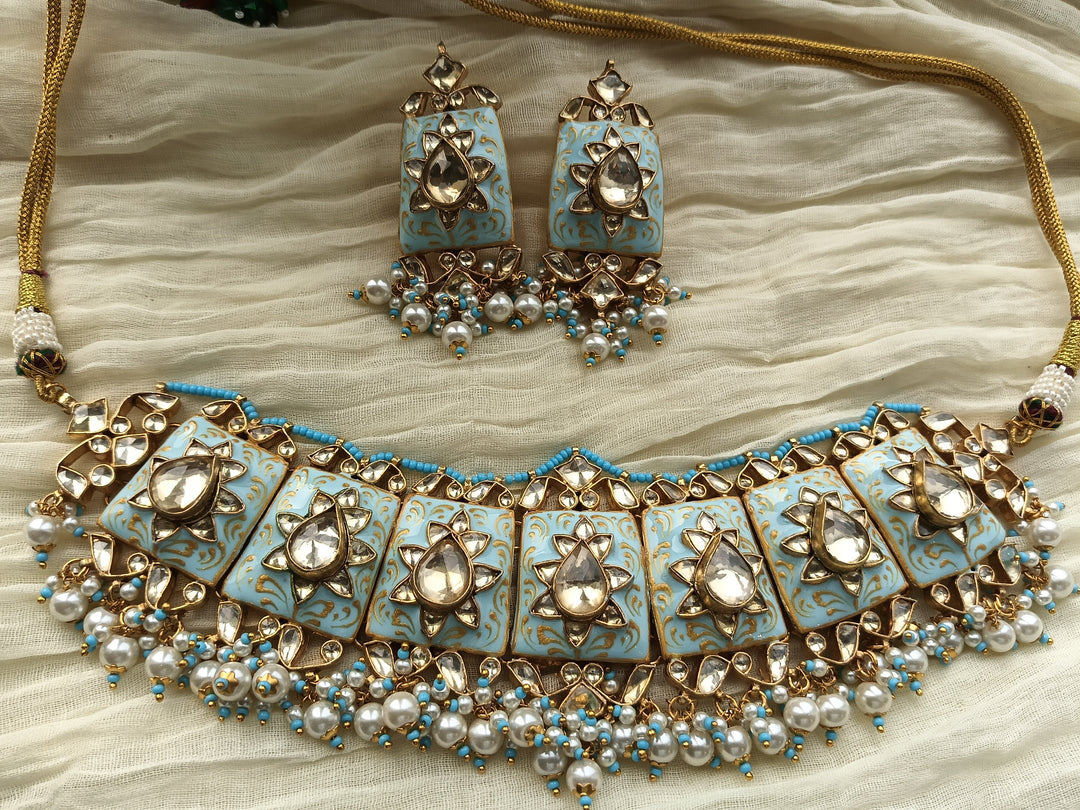 Salika Meenakari Necklace Set