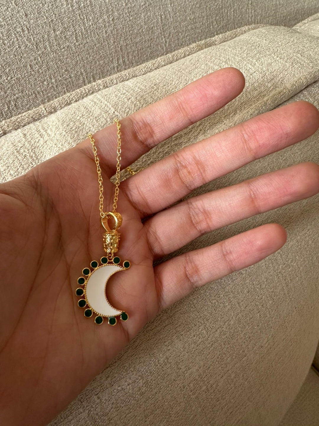Radiance moon necklace