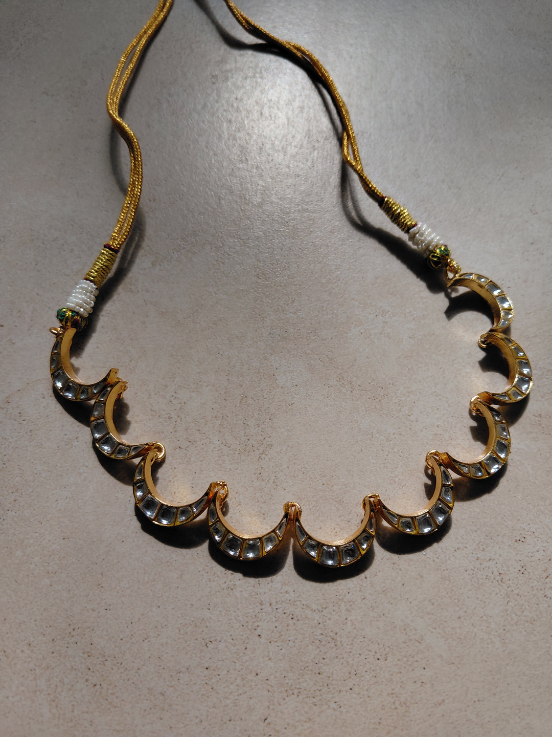 Chand stone necklace set