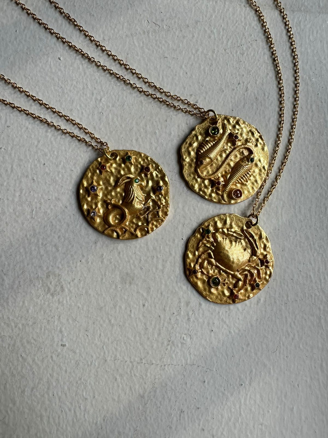 Zodiac pendant necklace