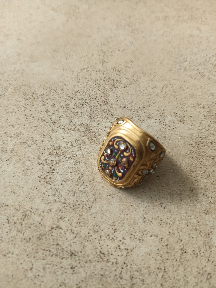 Sawai Meenakari Ring