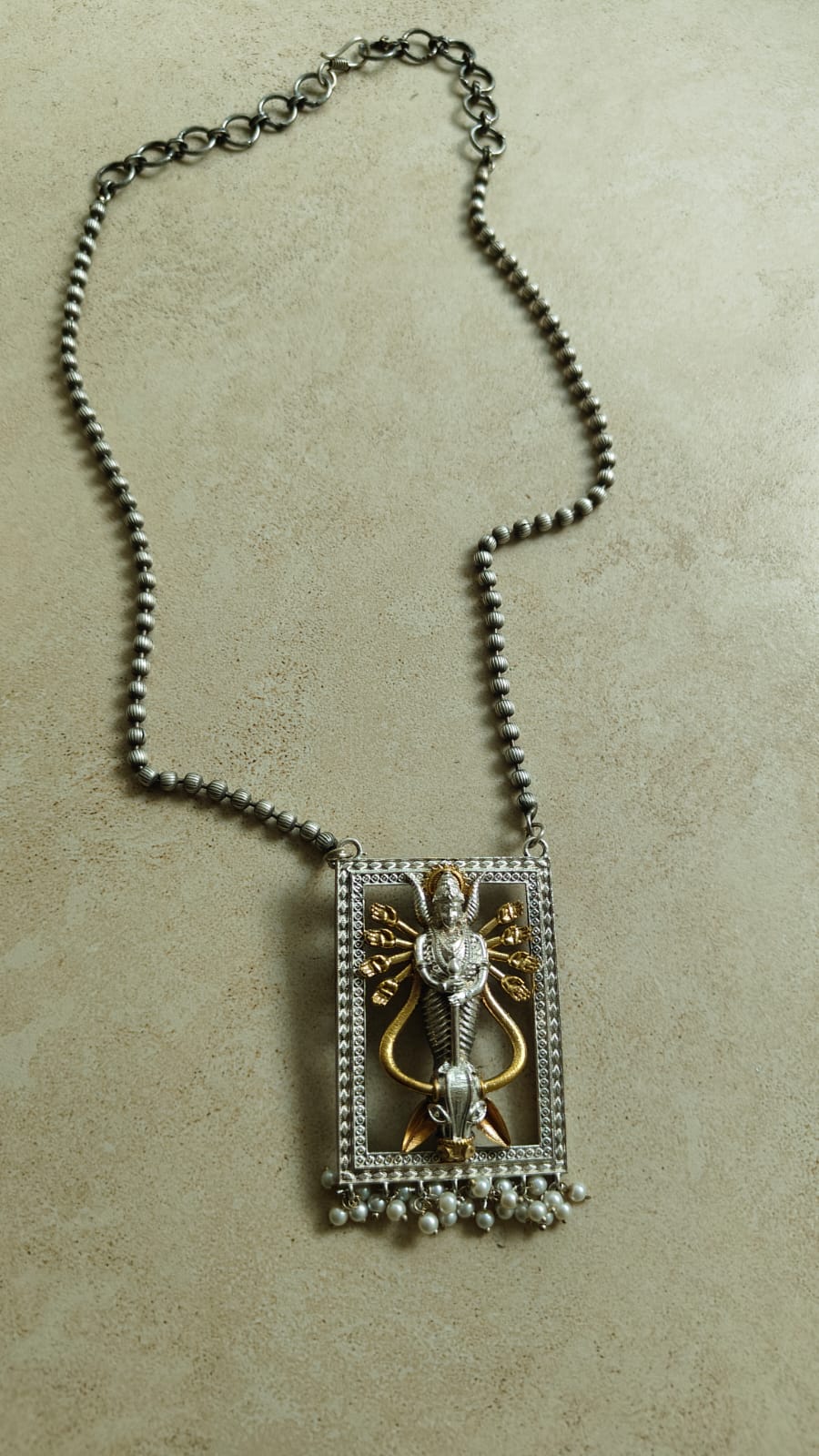 Goddess Durga 144 necklace