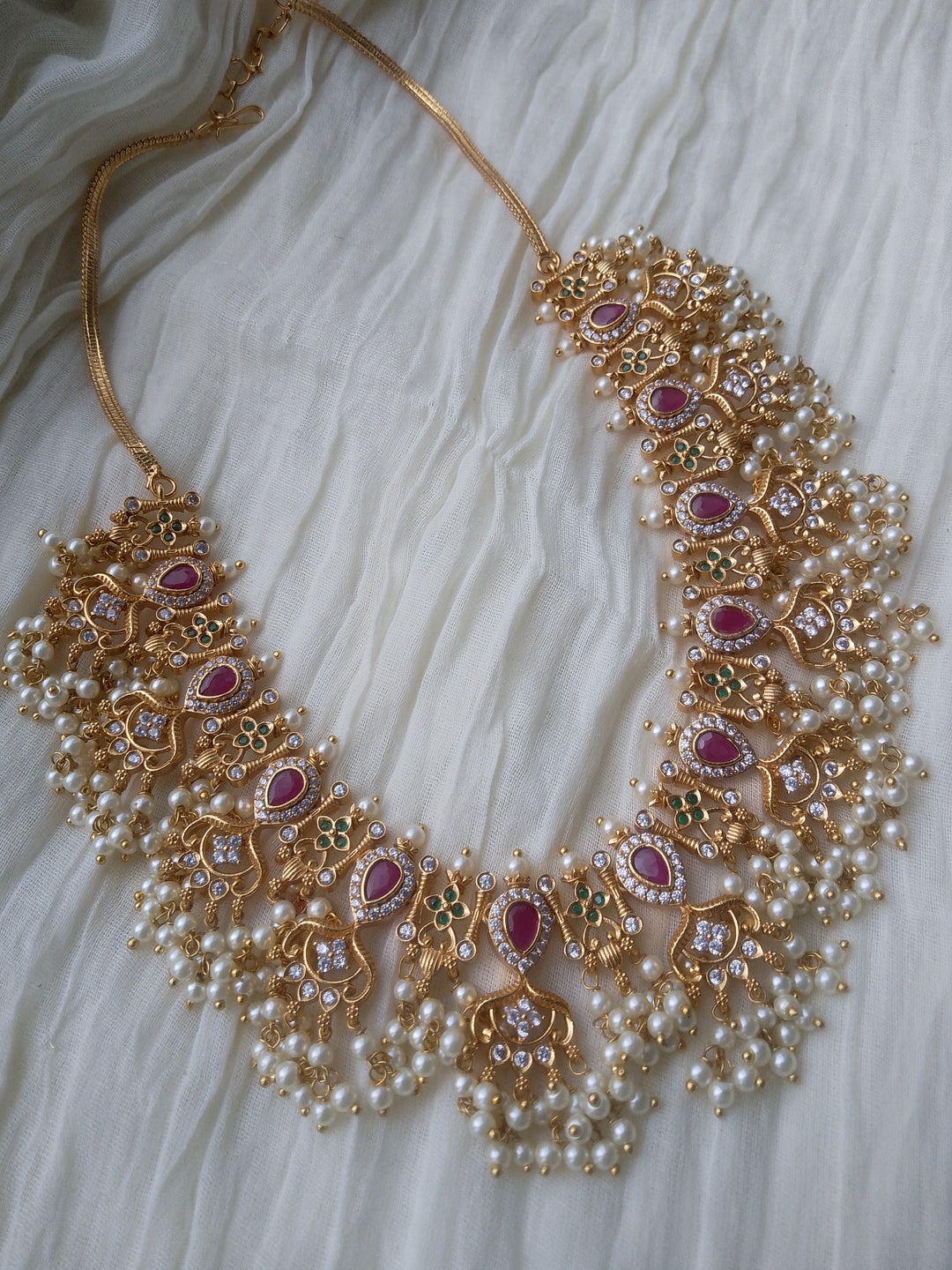 Jama Temple Necklace Set