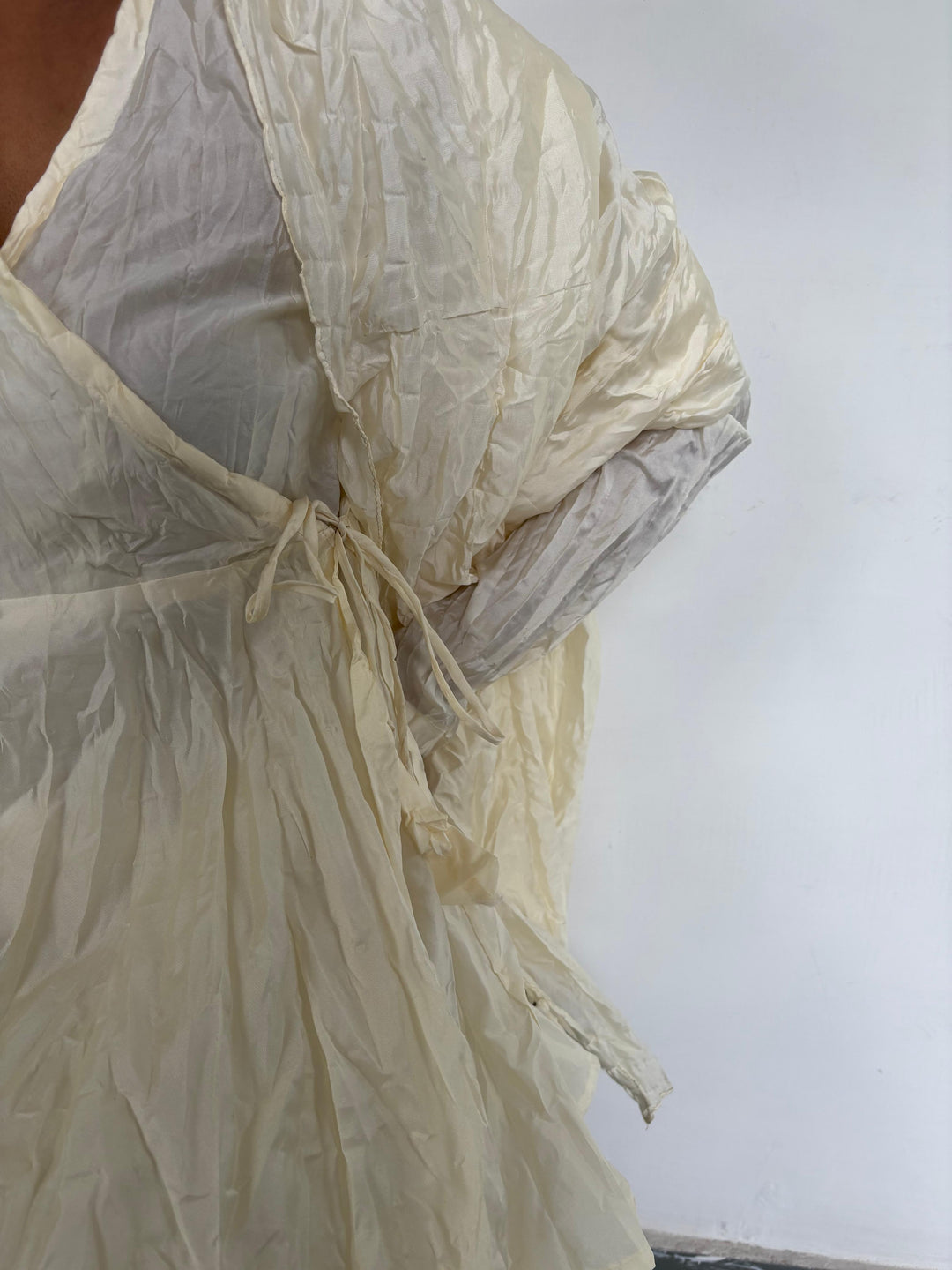 Crushed skirt kurta dupatta set