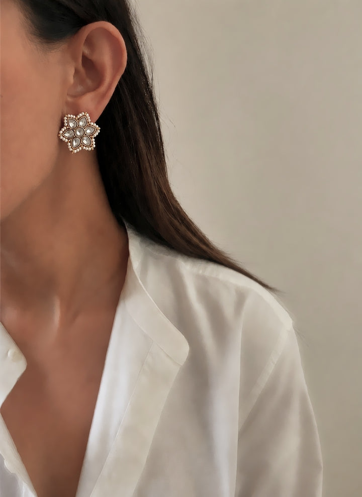 Phool stud earrings