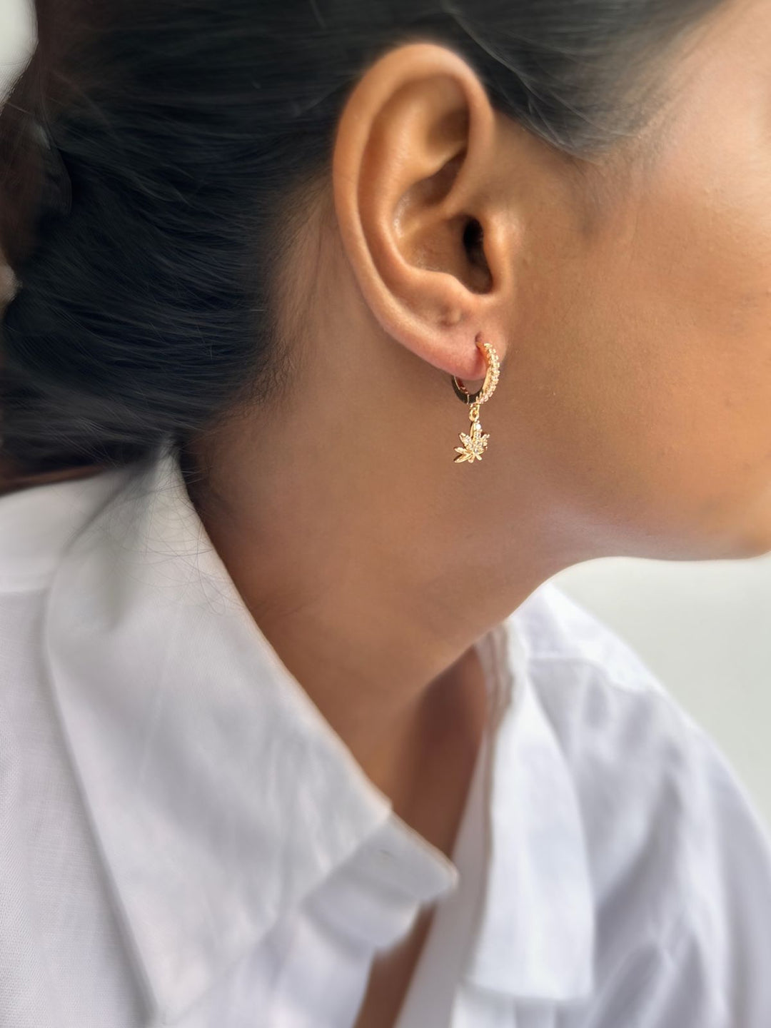 Drop baali earrings