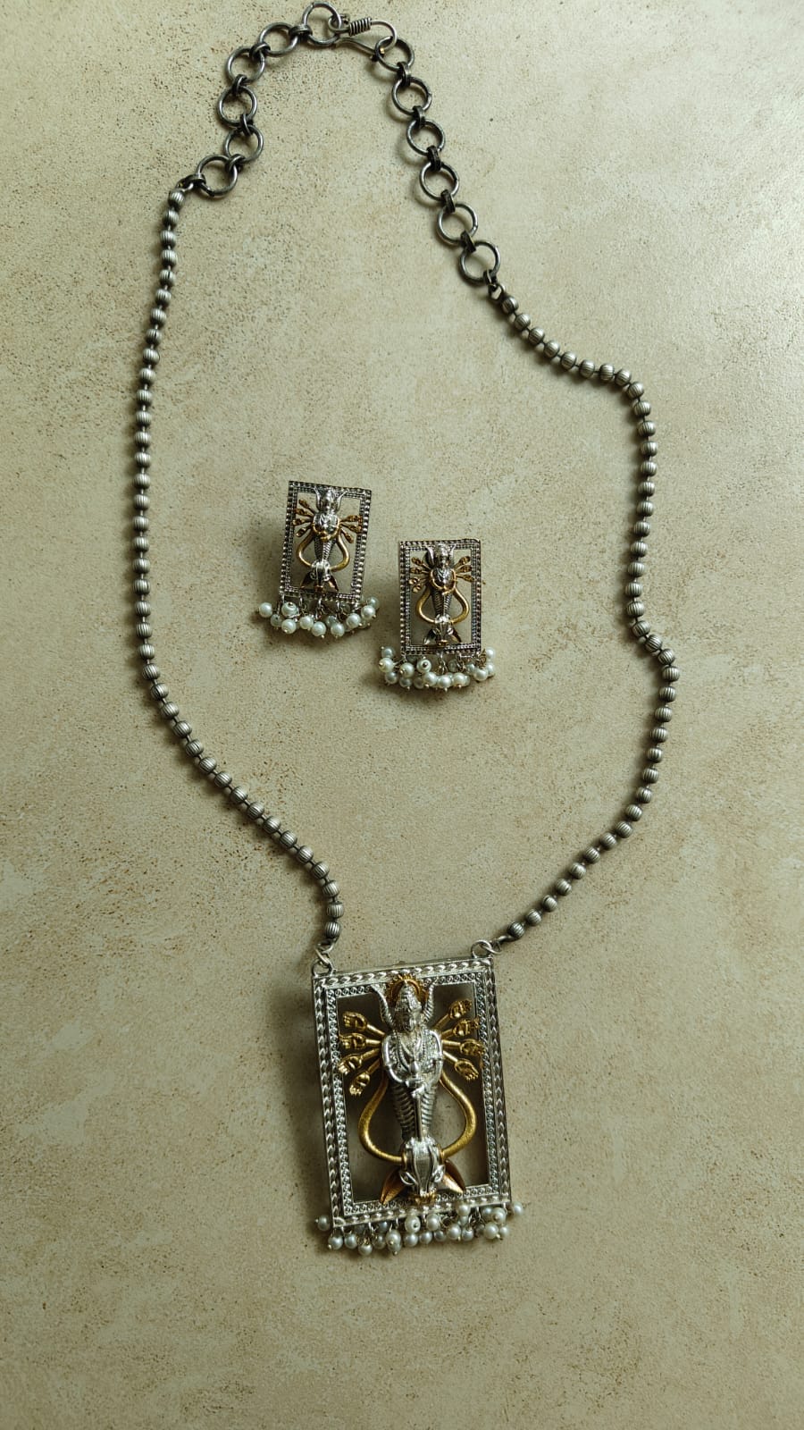 Goddess Durga 144 necklace