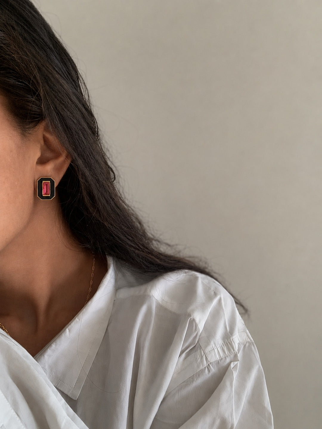 Dune tablet earrings