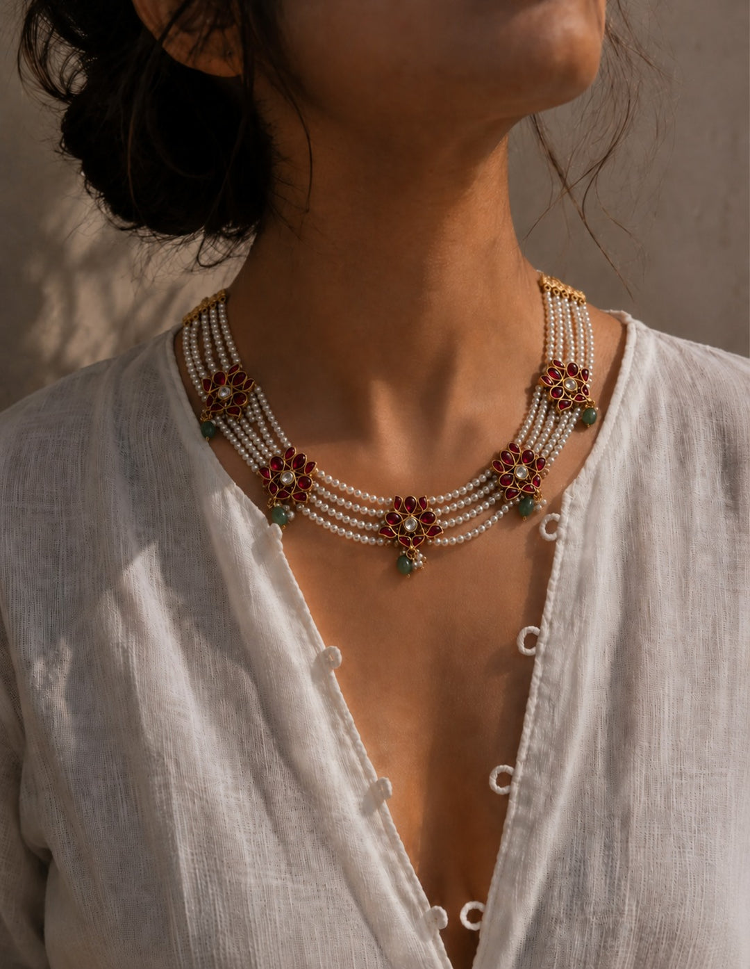 Kamal pearl necklace set