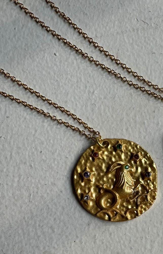 Zodiac pendant necklace