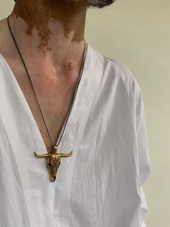 Bull Necklace Men