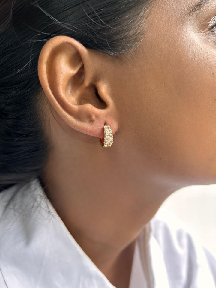 Krstal gold earrings