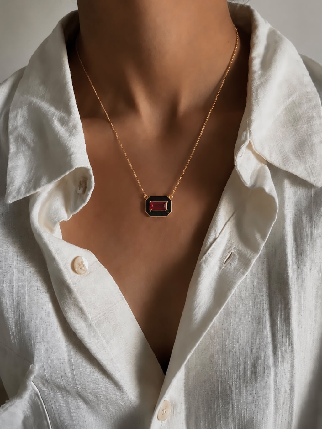 Terra tablet necklace