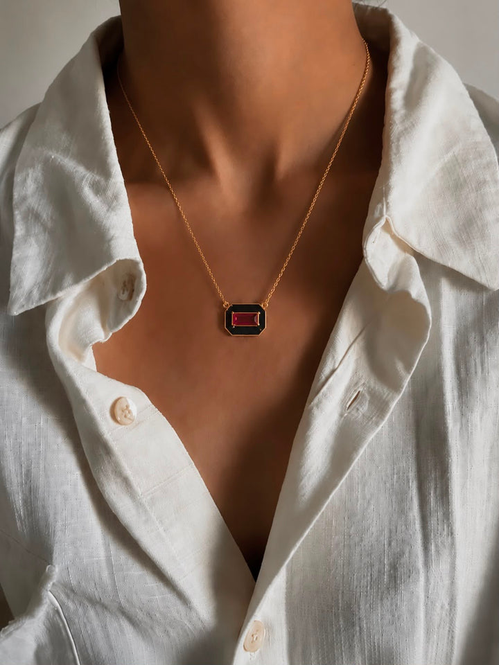 Terra tablet necklace