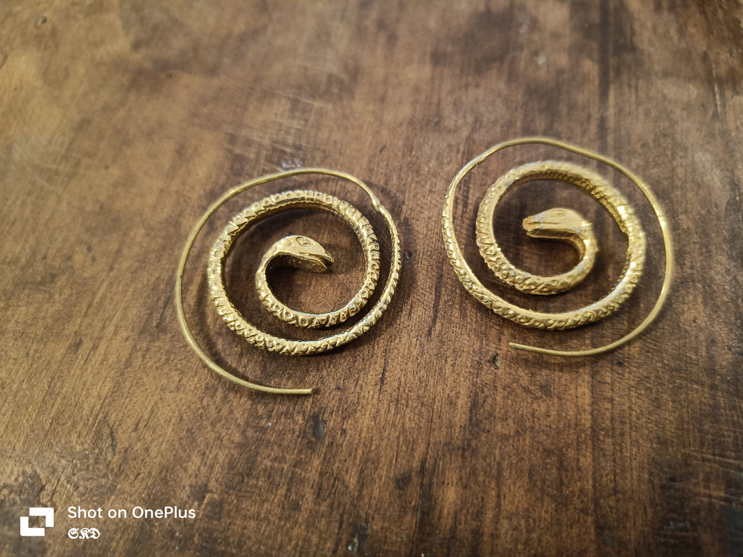 Spiral Chakri Earrings