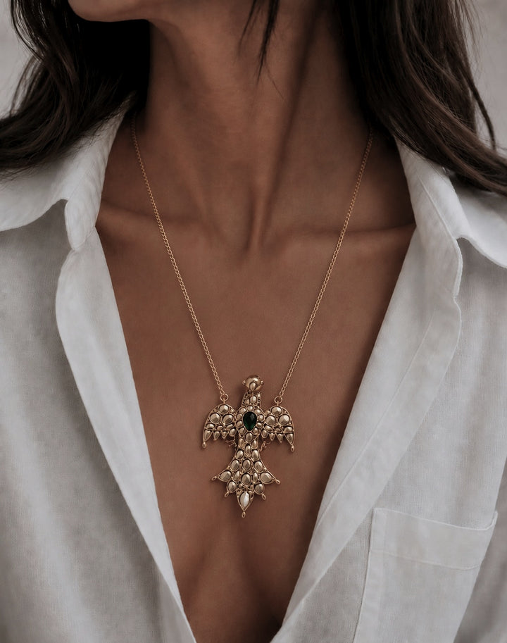 Golden Eagle Necklace