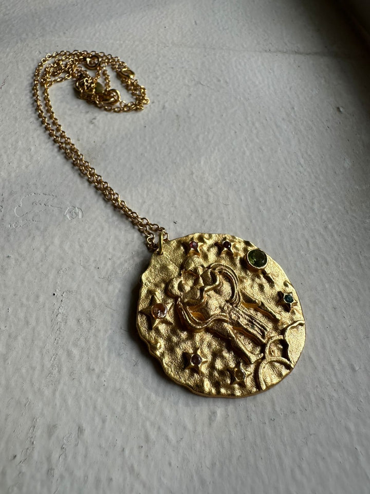 Zodiac pendant necklace