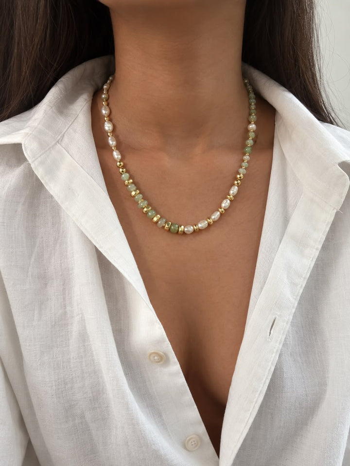 Pearl & glow necklace