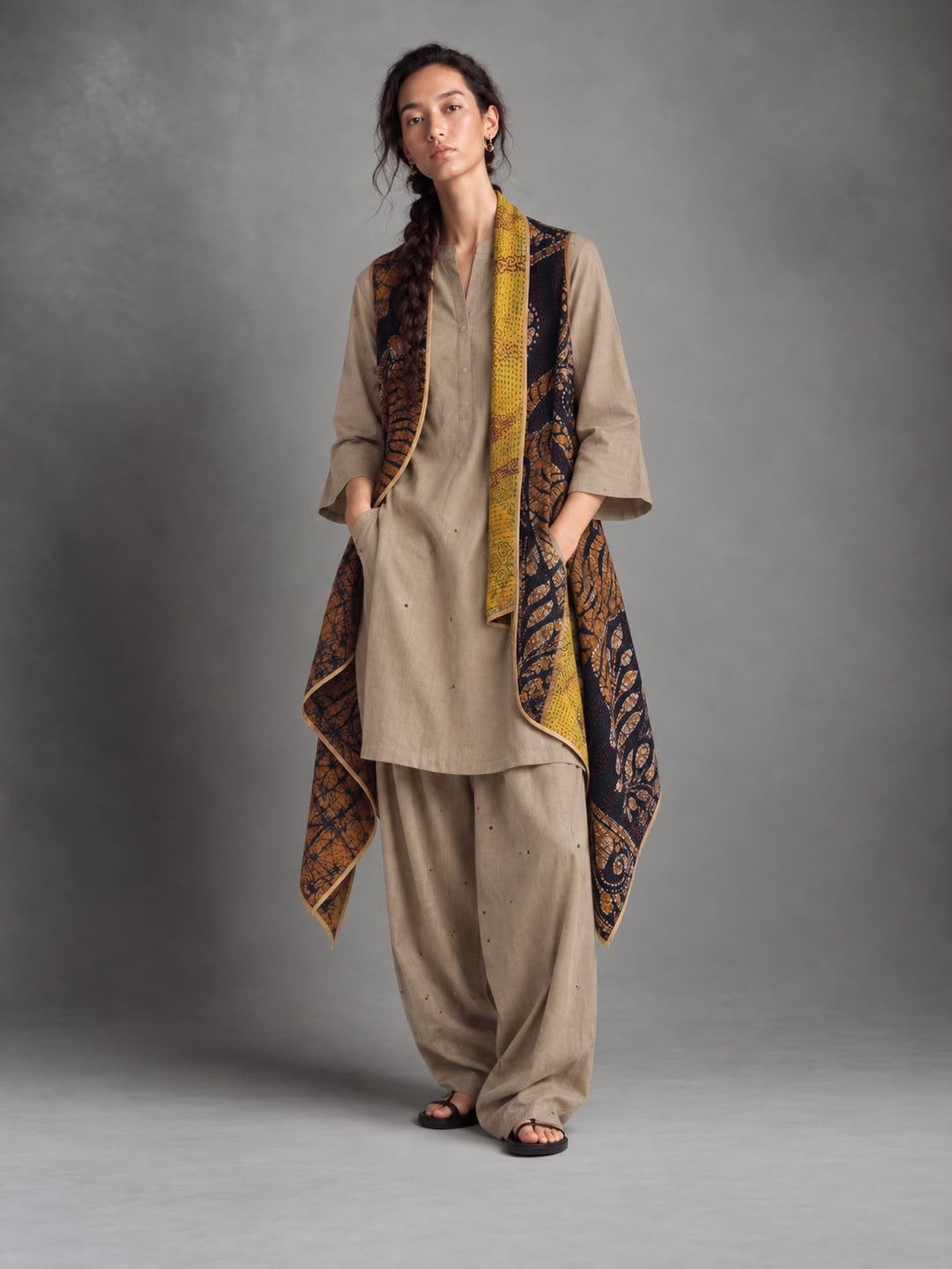 Silk cape