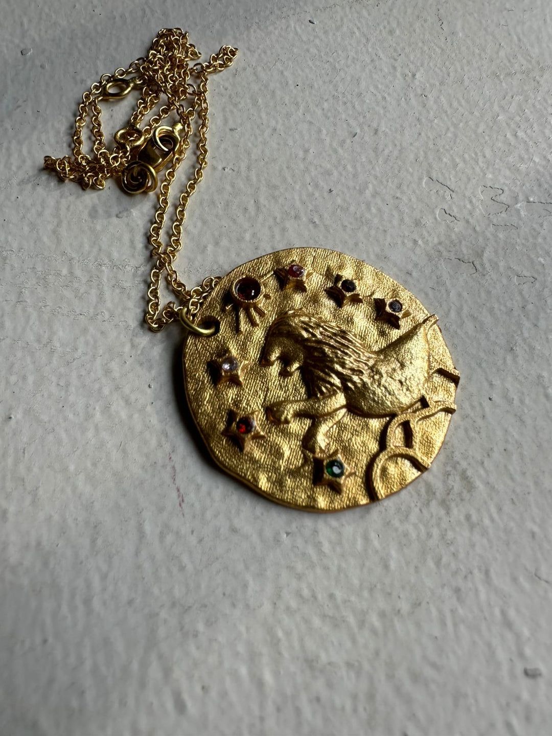 Zodiac pendant necklace