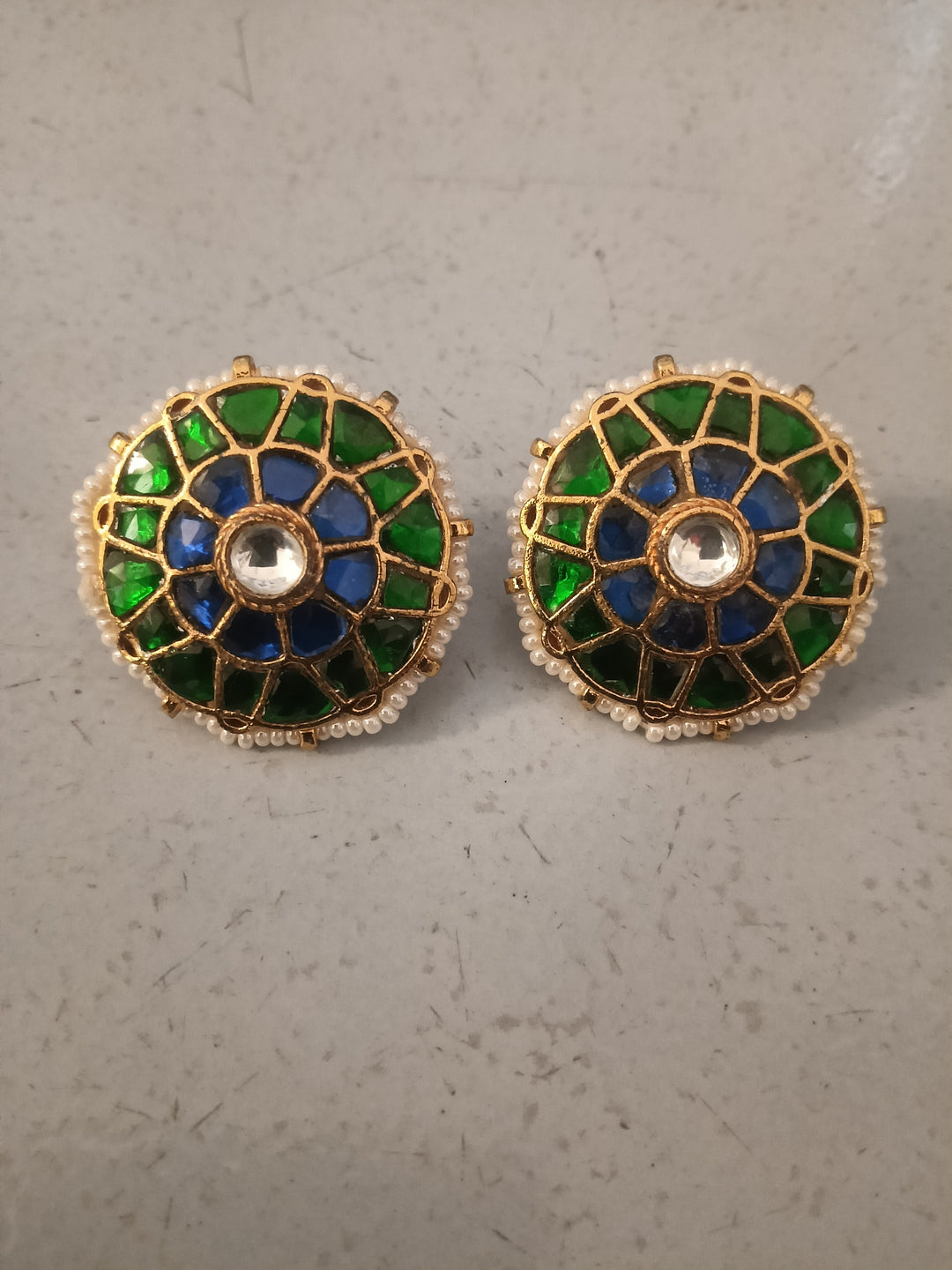 Zena Jawai Stud Earrings