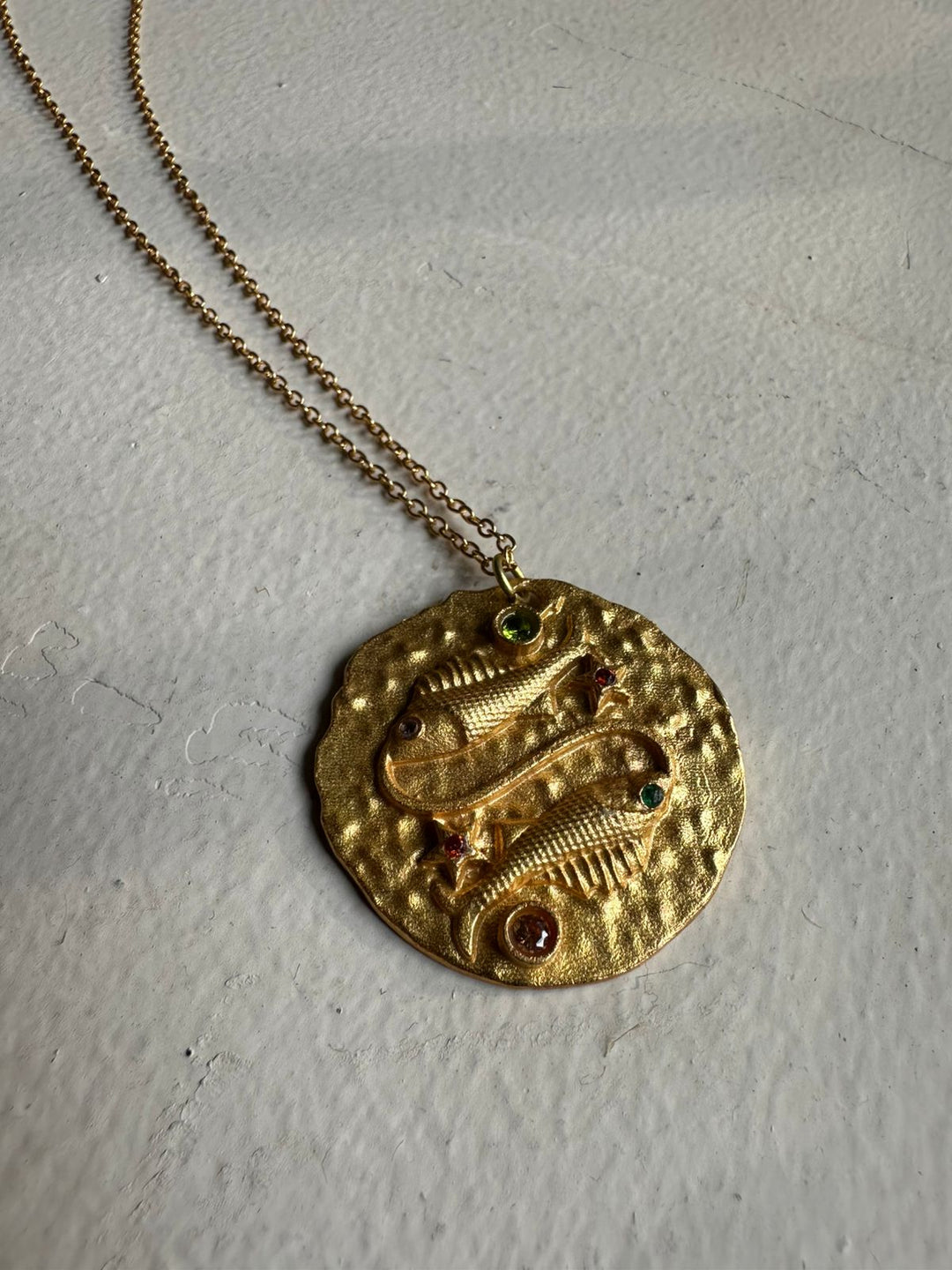 Zodiac pendant necklace