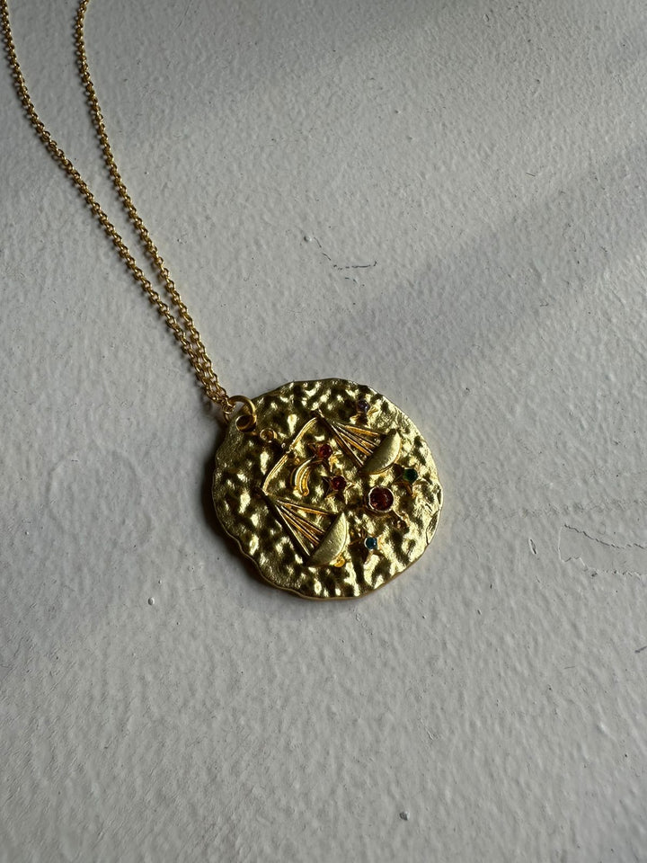 Zodiac pendant necklace