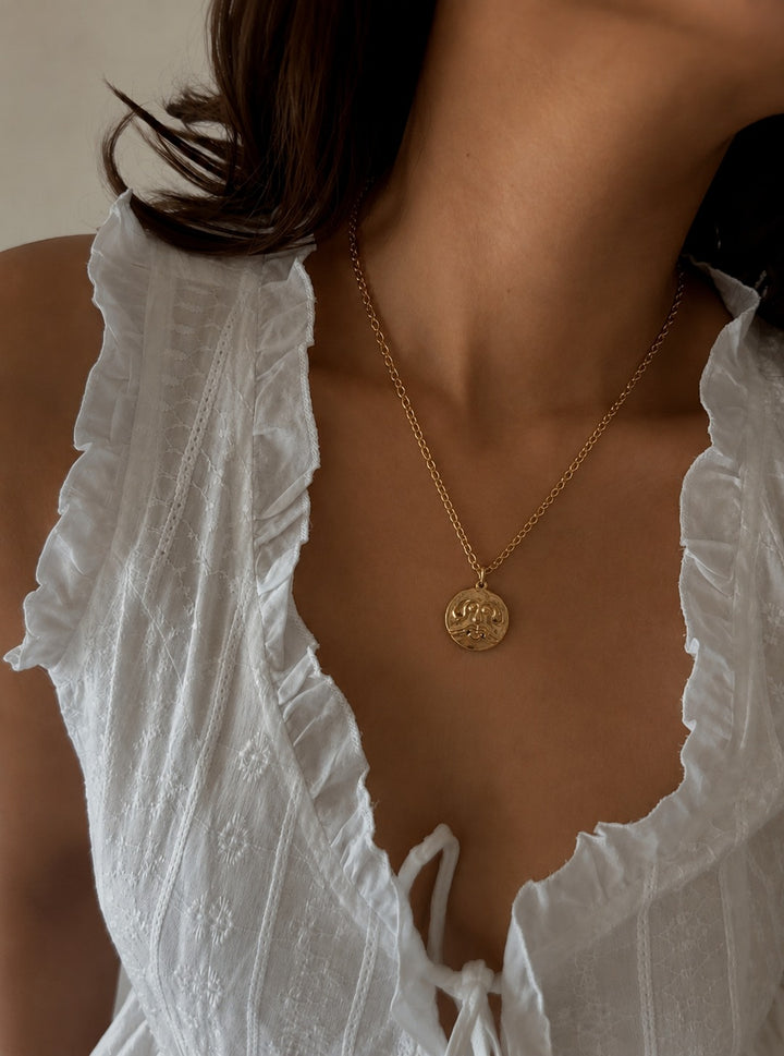 Emotions coin necklace