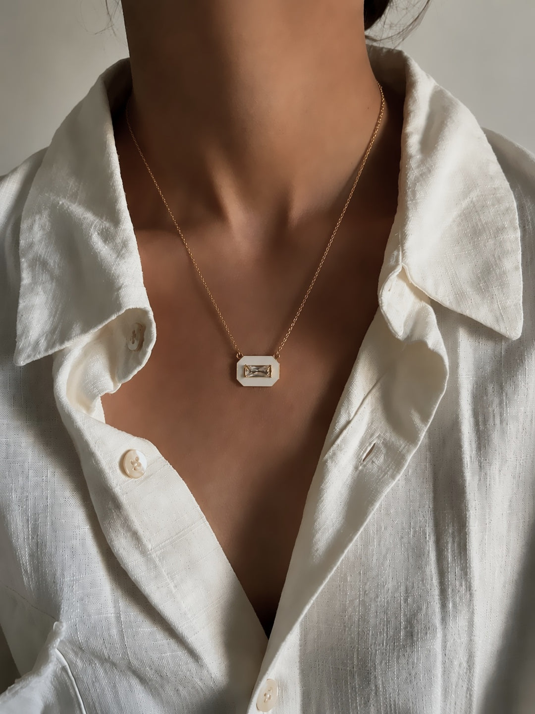 Sahara tablet necklace
