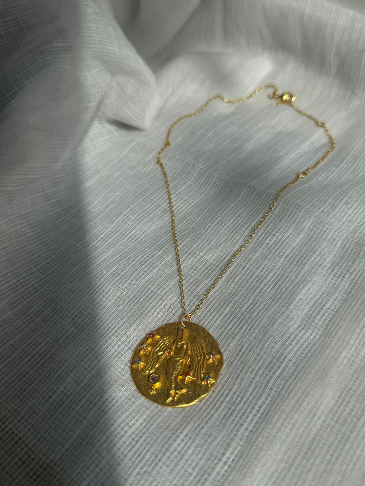 Zodiac pendant necklace