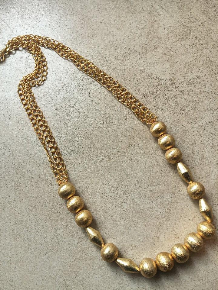 Goldie bead necklace