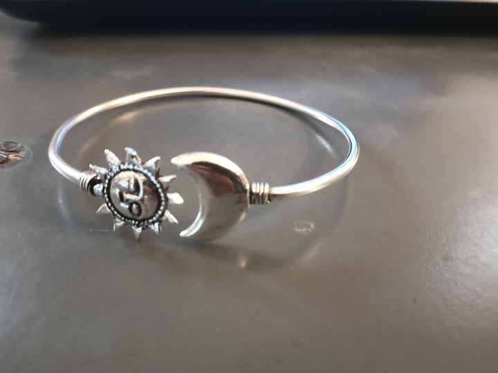 Sun Moon Cuff Bracelet