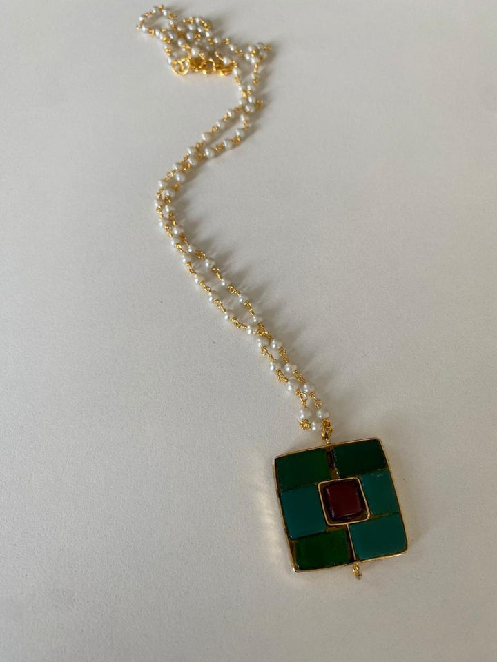 Puzzle tukdi necklace